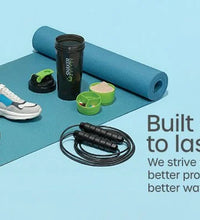 Home Gym Starter Pack Yoga Mat (6mm) + Jump Rope + Protein Shaker