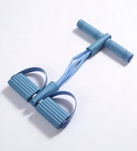 Rubber Tummy Trimmer for Home Workout and Full Body Exercise - Blue