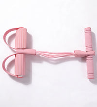 Rubber Tummy Trimmer for Home Workout and Full Body Exercise - Pink