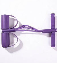 Rubber Tummy Trimmer for Home Workout and Full Body Exercise - Purple