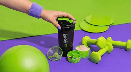 Ewago Premium Yoga Comfort Set — 8mm Mat + Protein Shaker