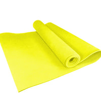 Ewago 12mm NBR Yoga Mat – Cushioned - Yellow