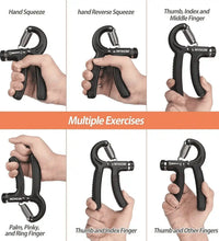 Hand Grip Exerciser Strengthener with Adjustable Resistance